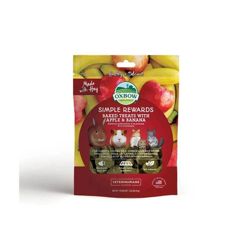 Oxbow Animal Health® Simple Rewards Baked Treats with Apple & Banana 2 Oz Oxbow Animal Health®