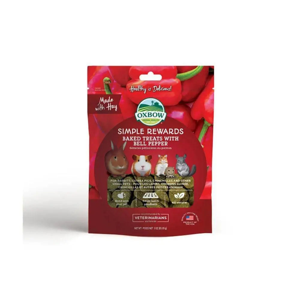 Oxbow Animal Health® Simple Rewards Baked Treats with Bell Pepper 2 Oz Oxbow Animal Health®