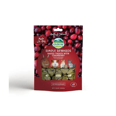 Oxbow Animal Health® Simple Rewards Baked Treats with Cranberry 2 Oz Oxbow Animal Health®