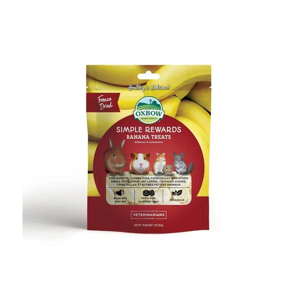 Oxbow Animal Health® Simple Rewards Banana Treats 1 Oz Oxbow Animal Health®
