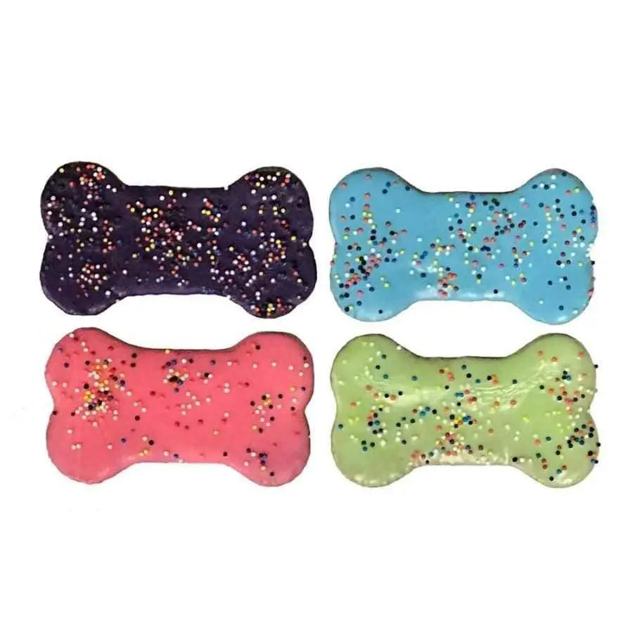 Pawsitively Gourmet Colorful Confetti Bone Dog Cookie Sweet Potato 20ea/20 ct, 4 in Pawsitively Gourmet CPD