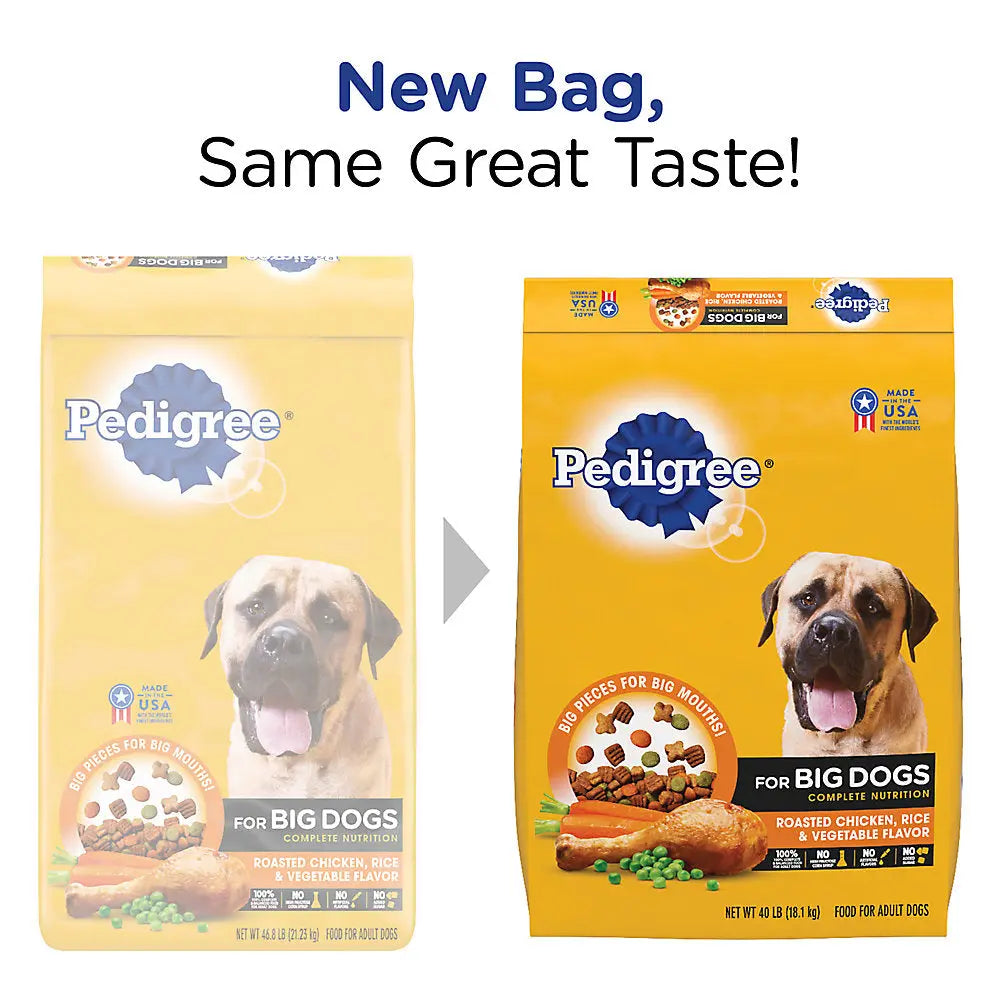 Pedigree dog shop food 55 lbs