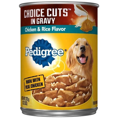 Pedigree Choice Cuts Chicken and Rice Dog Food 13.2 oz, 12 pk Pedigree