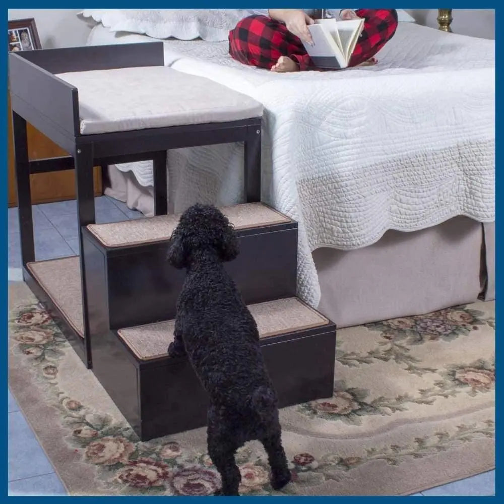 Penn-Plax Buddy Bunk Multi-Level Bed and Cat Dog Steps for Pet Penn-Plax