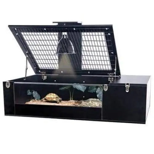 Penn-Plax Reptology Tortoise Palace, and Combo Kit  Designed to Keep Tortoises Happy and Safe Reptology