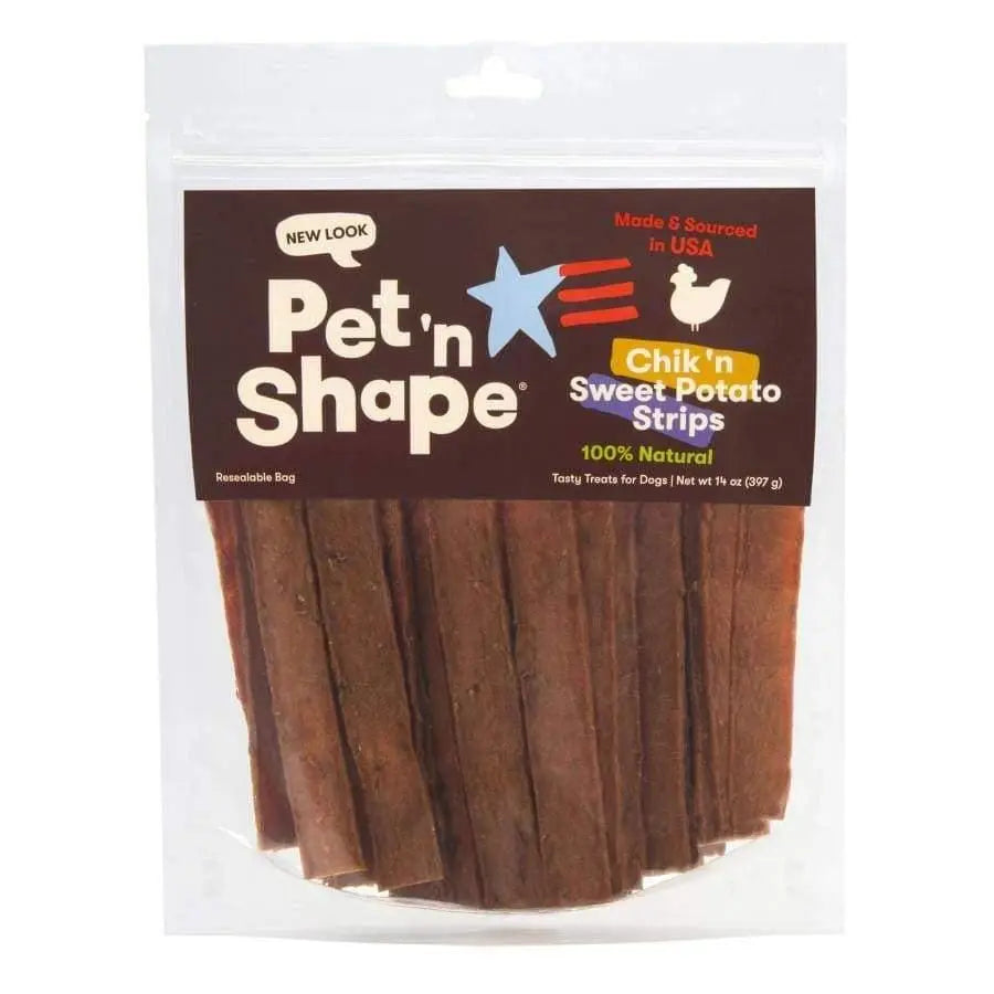 Pet 'N Shape Chik 'n Sweet Potato Strips Dog Treat 1ea/14 oz Pet 'N Shape