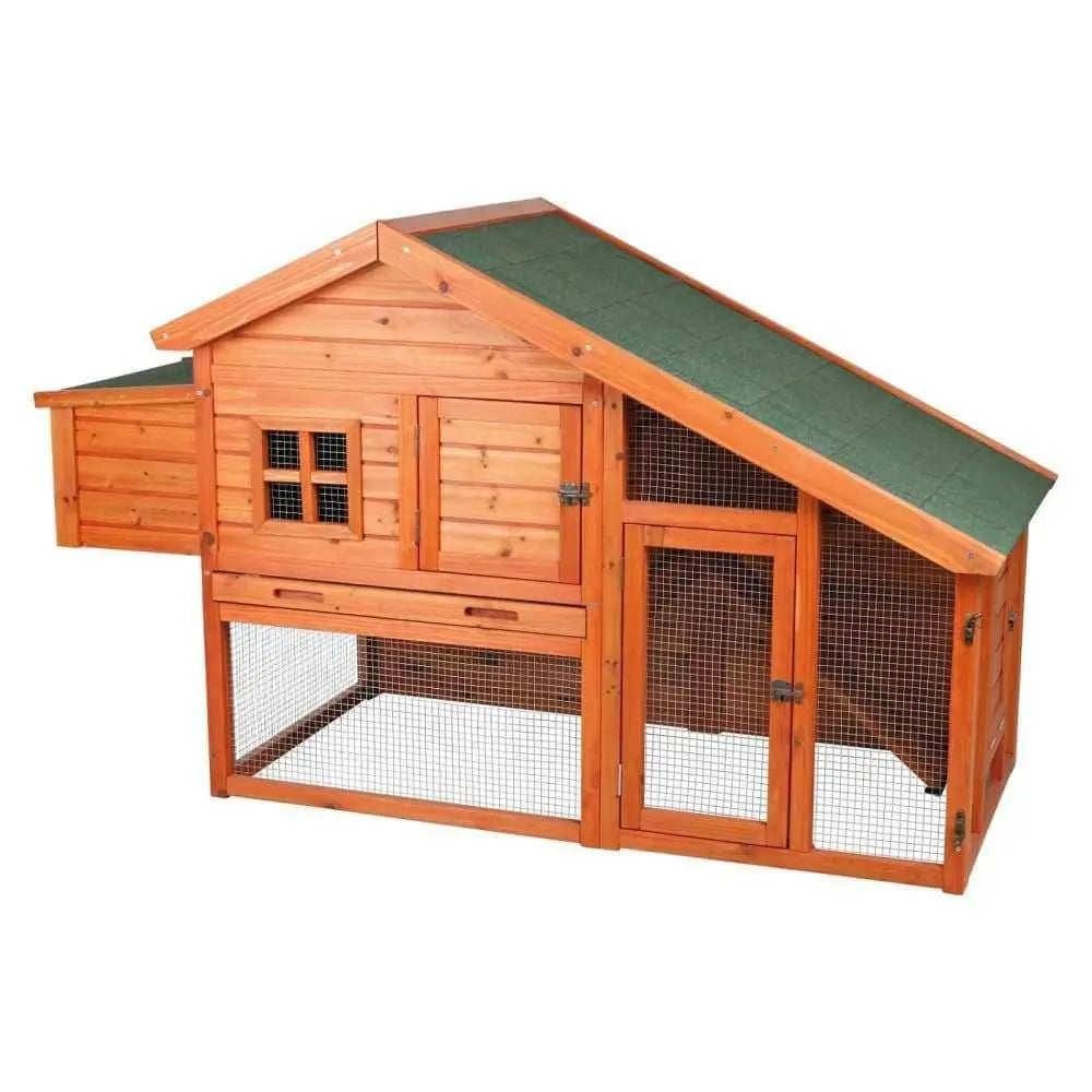 Pet Chicken Coop with a View Outdoor Backyard Poultry Hen Cage Talis Us