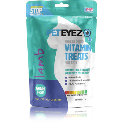 Pet Eyez Vitamin Treats for Cats  Lamb Flavor Pet Eyez
