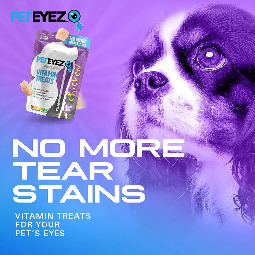 Pet Eyez Vitamin Treats for Dogs Chicken Flavor Pet Eyez