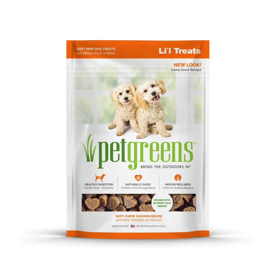 Pet Greens Li'l Treats Soft Mini Dog Treats 6 oz Pet Greens CPD