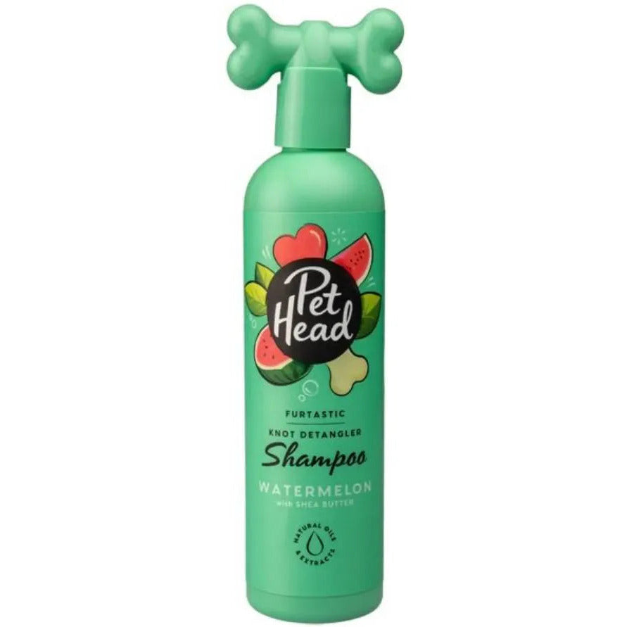 Pet Head Furtastic Knot Detangler Shampoo for Dogs Watermelon with Shea Butter Pet Head