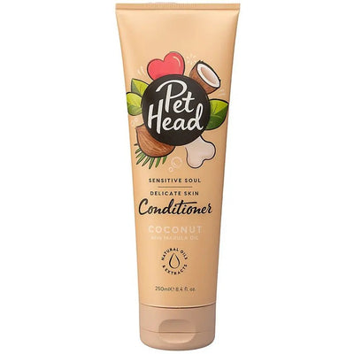 Pet Head Sensitive Soul Delicate Skin Conditioner for Dogs Coconut with Marula Oil Pet Head