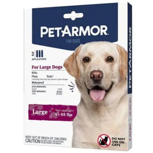 PetArmor Flea and Tick Treatment for Large Dogs (45-88 Pounds) PetArmor