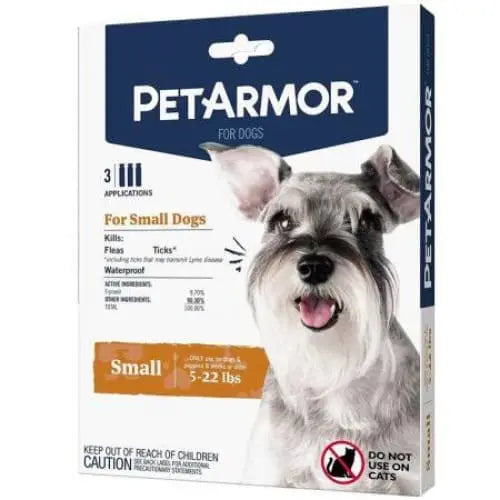 PetArmor Flea and Tick Treatment for Small Dogs (5-22 Pounds) PetArmor