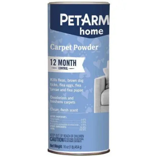 PetArmor Home Carpet Powder for Fleas and Ticks Deodorizes and Freshen Carpets Fresh Scent PetArmor