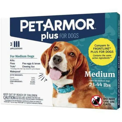 PetArmor Plus Flea and Tick Treatment for Medium Dogs (23-44 Pounds) PetArmor