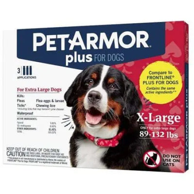 PetArmor Plus Flea and Tick Treatment for X-Large Dogs (89-132 Pounds) PetArmor
