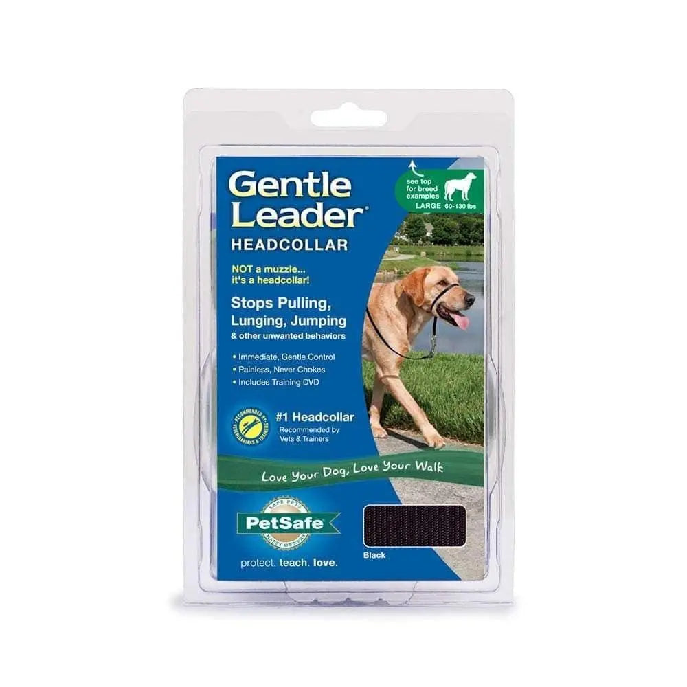 PetSafe® Gentle Leader® No Pull Dog Head Collar Black Color Large PetSafe®