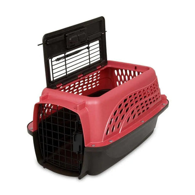 Petmate® 2 Door Top Load Kennel Hot Pink/Black Color Up to 10 Lbs Dogs Petmate®