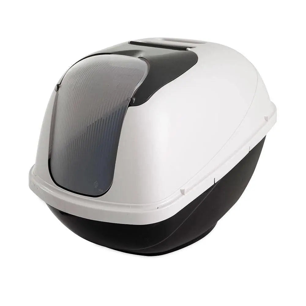 Whisker city premium hooded cat litter pan store