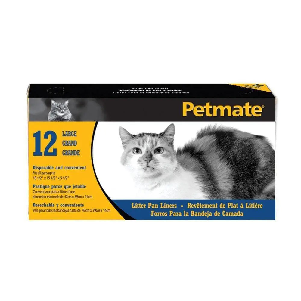 Petmate® Litter Pan Liners Clear Color 12 Count Large Petmate®