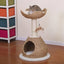 Petpals, Walk Up, 2 Level Cat Tree, with Condo, Perch, Sisal Post, and Feathered Toy PetPals Group