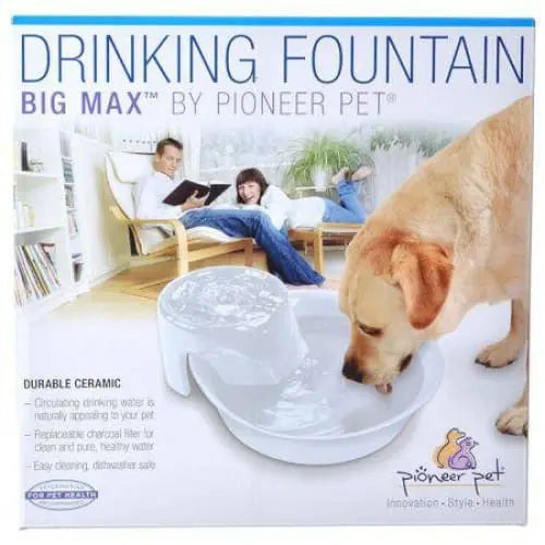 Pioneer Pet 128 oz. Big Max Stainless Steel Drinking Fountain