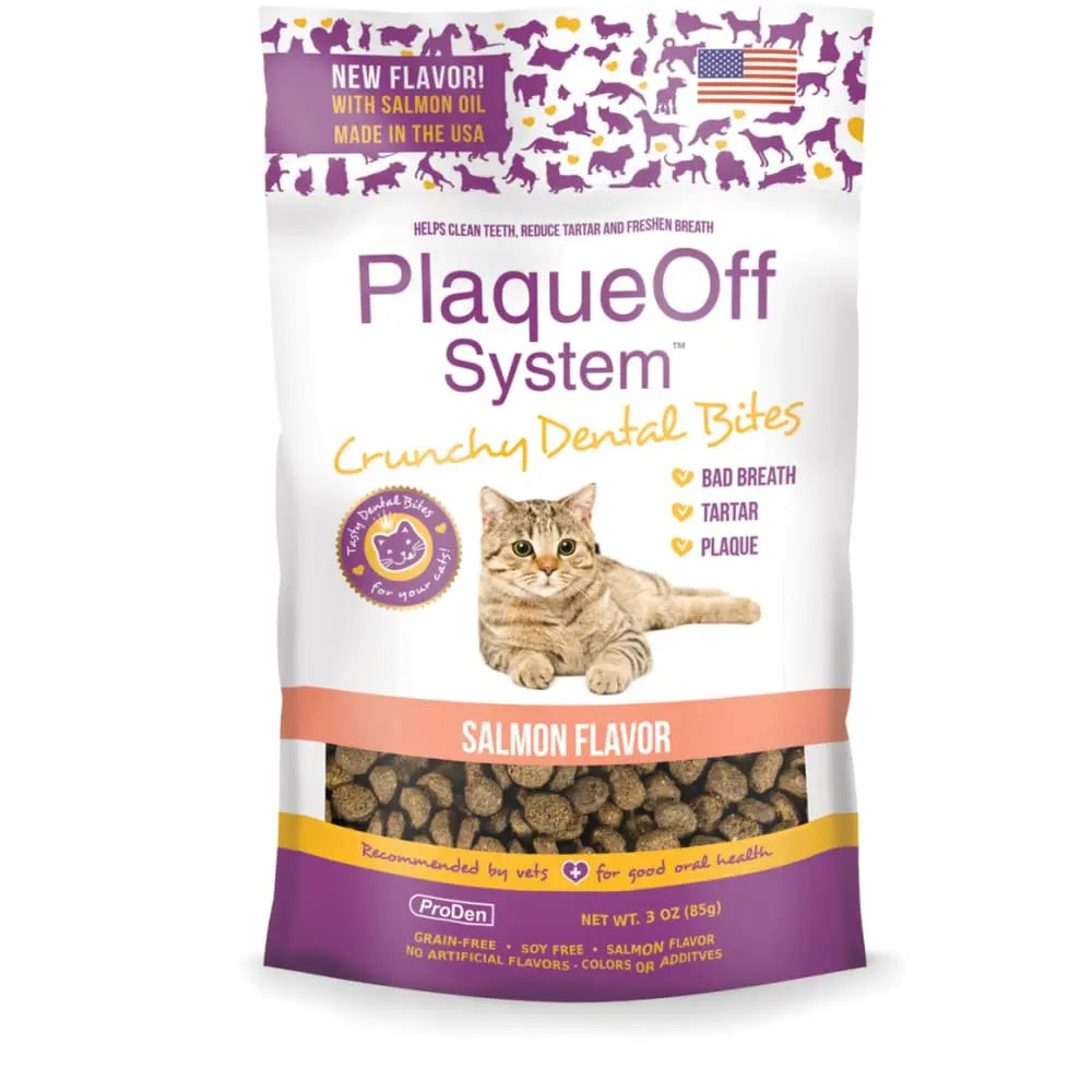 PlaqueOff Crunchy Dental Bites Cat PlaqueOff