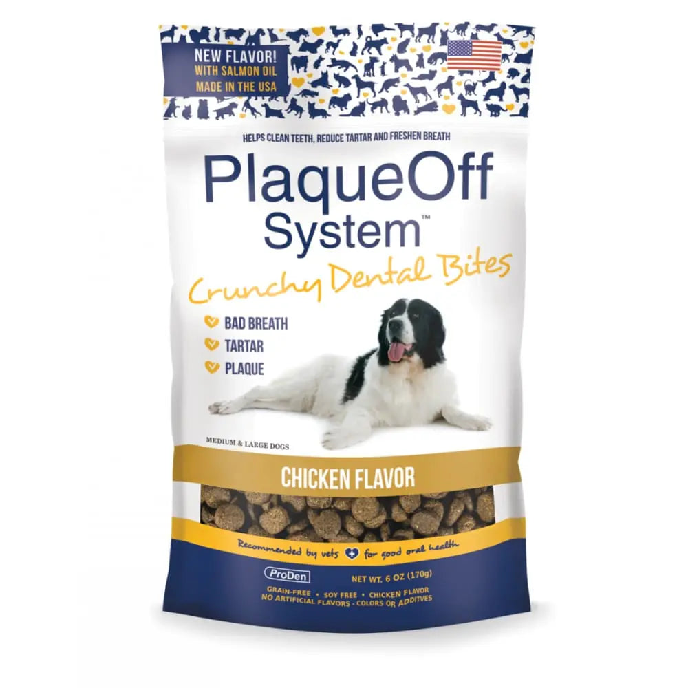 PlaqueOff Crunchy Dental Bites Large Dog PlaqueOff