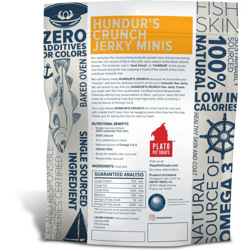 Plato Hundur's Crunch Jerky Minis Plato