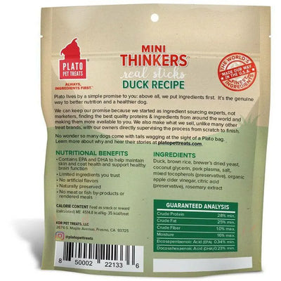 Plato Mini Thinkers Duck Recipe Best Dog Treats Plato