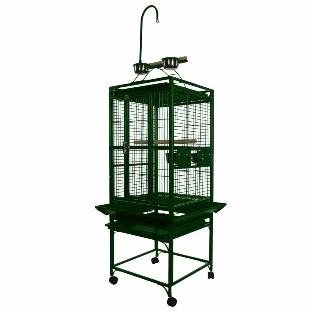 Play Top with Bar Spacing: 5/8" Bird Cage 18"x18"x54" A&E Cage Company