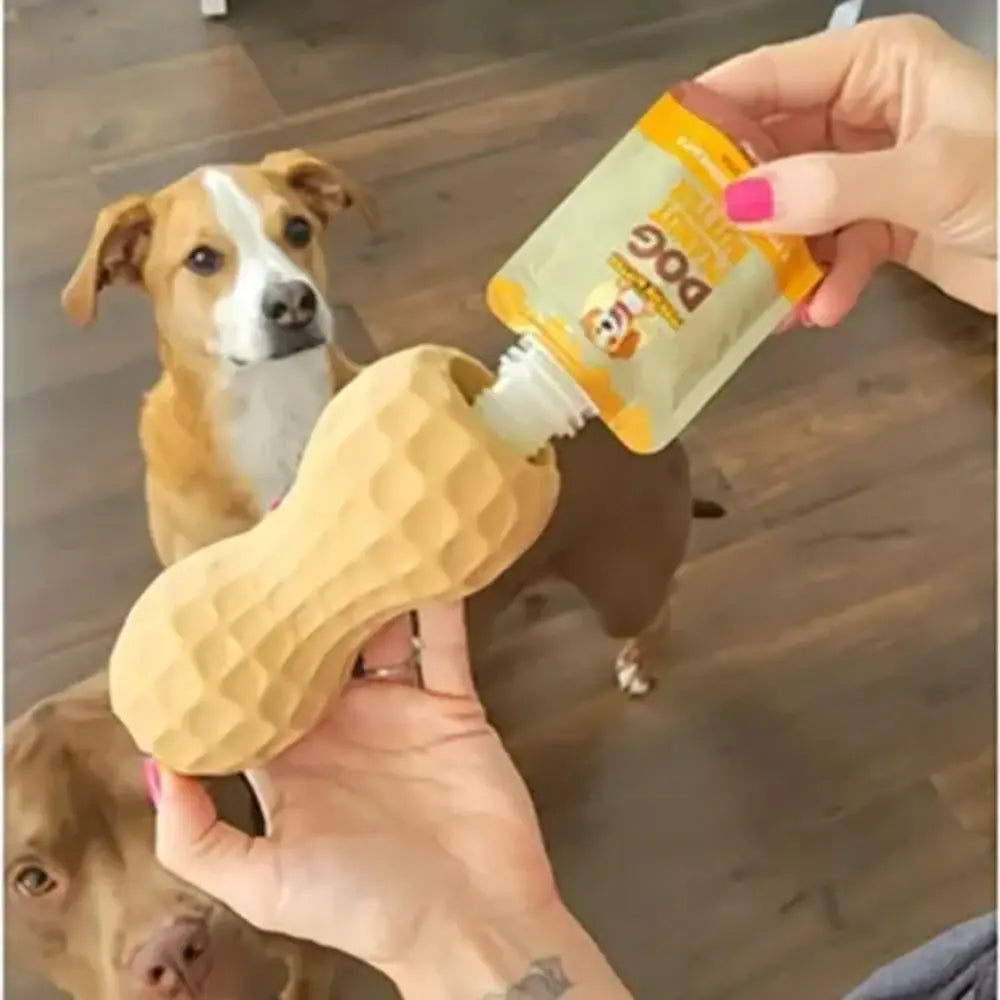 Poochie Butter 2oz Squeeze Pack + Medium Toy Filler Poochie Butter
