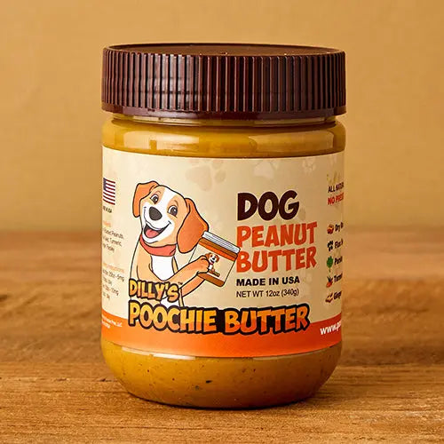 Poochie Butter Dog Peanut Butter 12oz Squeeze Pack