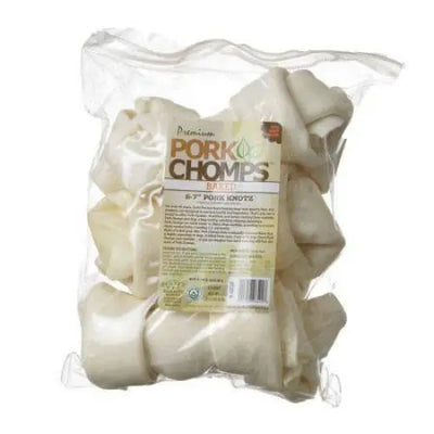 Pork Chomps Knotz Knotted Pork Chew - Baked Scott Pet