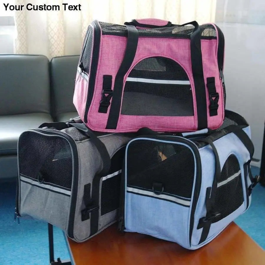 Portable Cat Bag Backpack Breathable Mesh Pet Fuchsia Nesoi