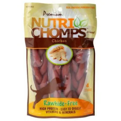 Premium Nutri Chomps Chicken Flavor Braids Scott Pet