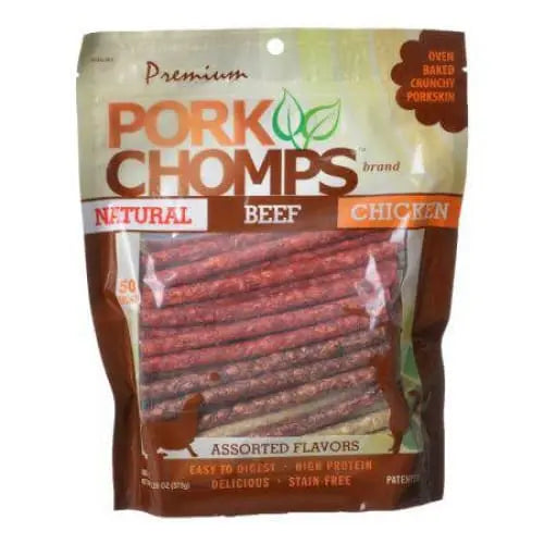 Premium Pork Chomps Assorted Munchy Sticks Scott Pet