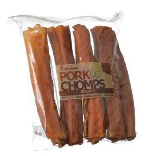 Premium Pork Chomps Roasted Porkhide Rolls Dog Chew Scott Pet