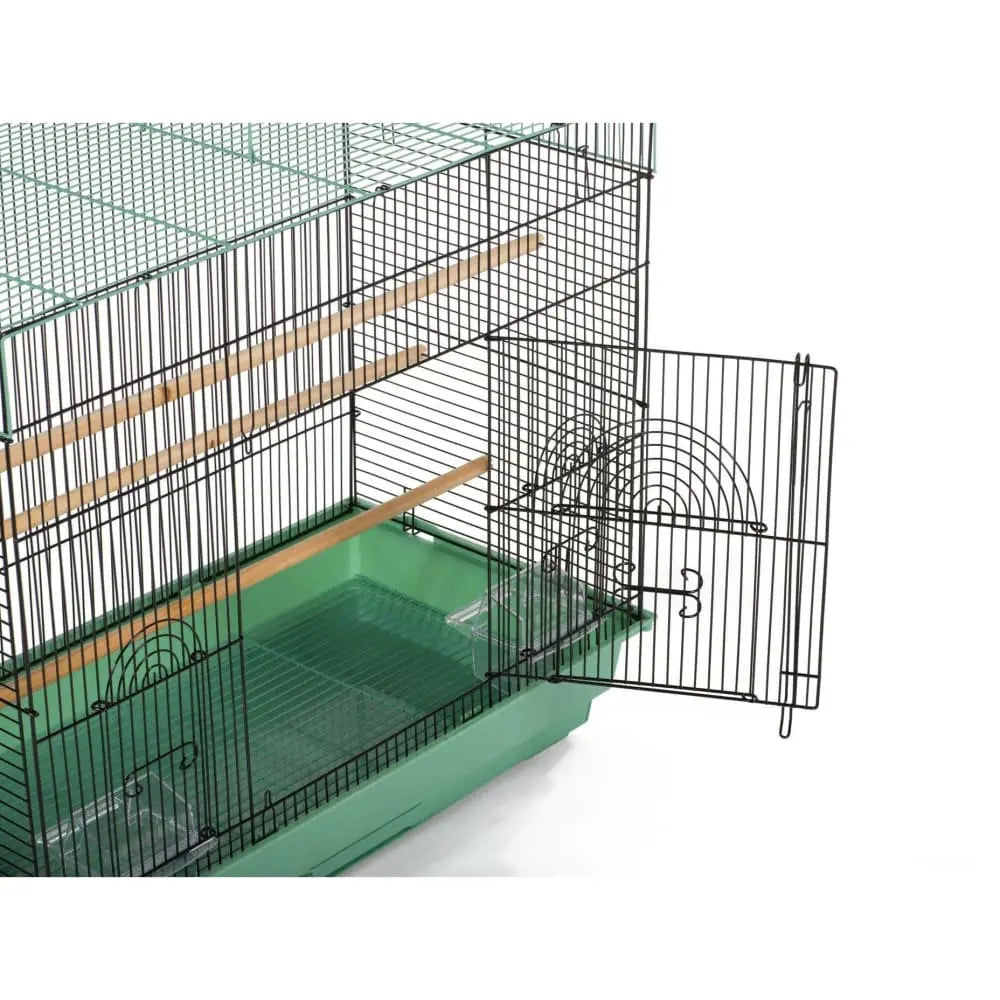 Prevue Pet Products 1804 Pre-Packed Flight Bird Cage Black/Sage Green, White/Lilac Prevue Pet CPD