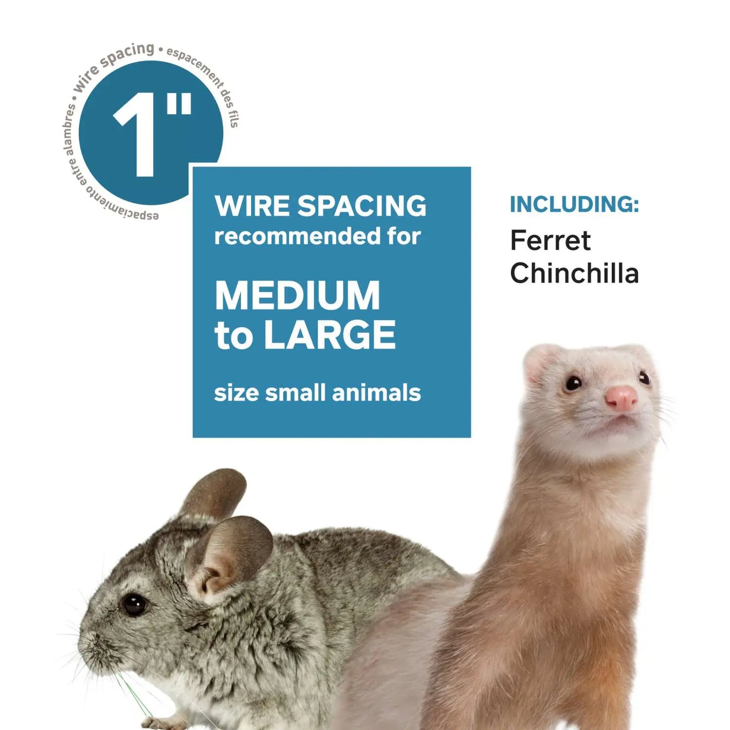 Prevue Pet Products Adult Ferret Home/Travel Cage Blue Base Prevue Pet