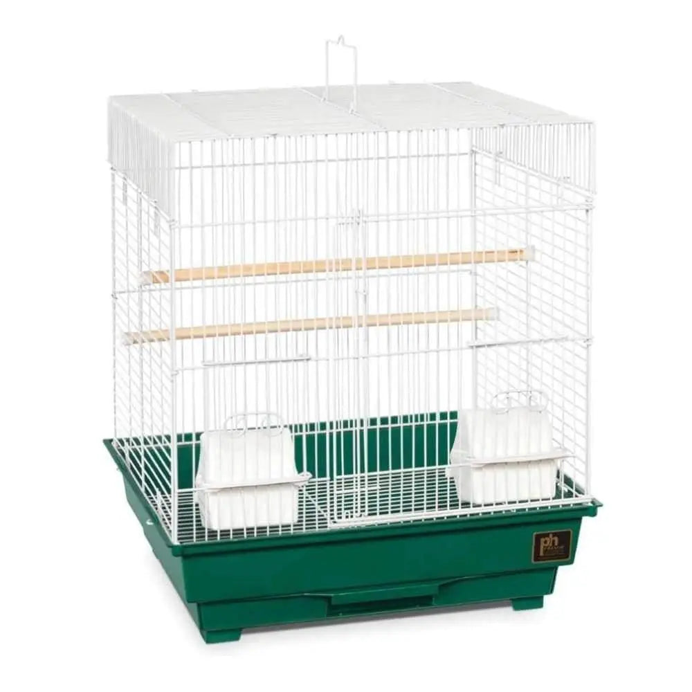 Prevue Pet Products ECONO-1614 Pre-Packed Parakeet or Cockatiel Cage White/Green, White/Red, Prevue Pet CPD