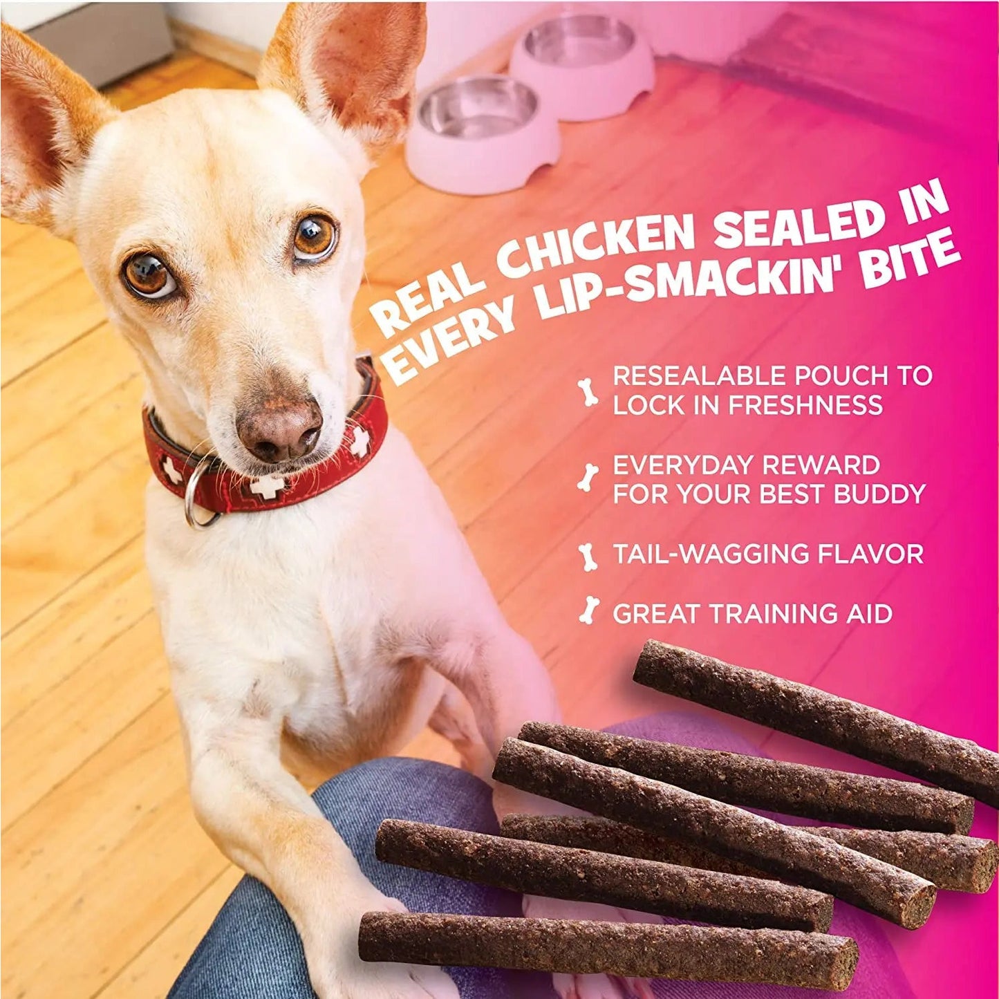 Pro Pac Smart Rewards Chick ‘N’ Sticks Chewy Dog Treats 7.2 Oz PRO PAC®