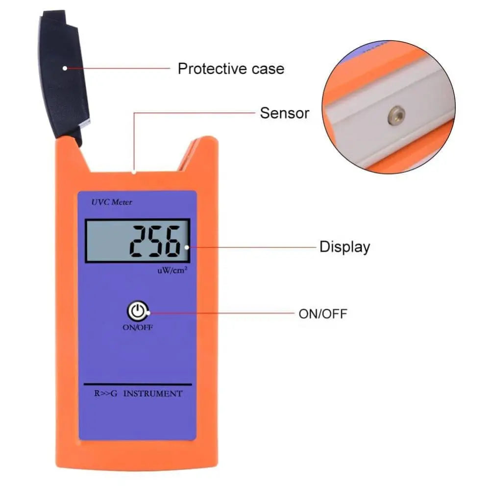 Professional UV Radiation Meter UVC Luminosity Measurement Tool for Terrarium Talis Us