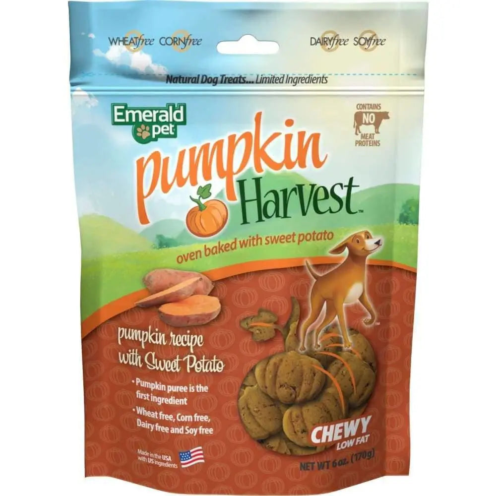 Pumpkin Harvest Chewy Dog Treats Emerald Pet