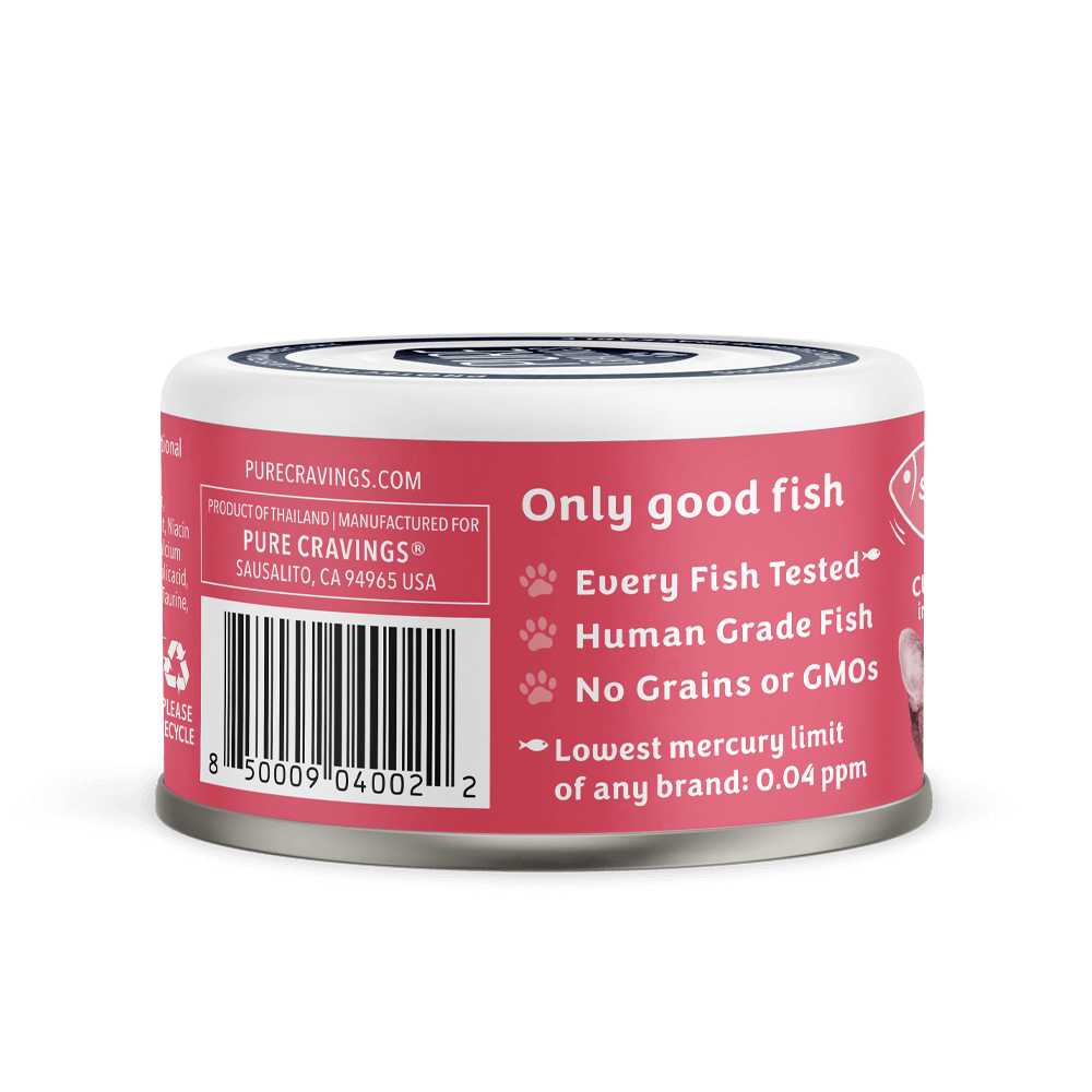 Pure Cravings Innovative New Pet Brand Wild Salmon Cutlets in Gravy Cutlets in Gravy Wet Cat 12pk / 3oz Pure Cravings
