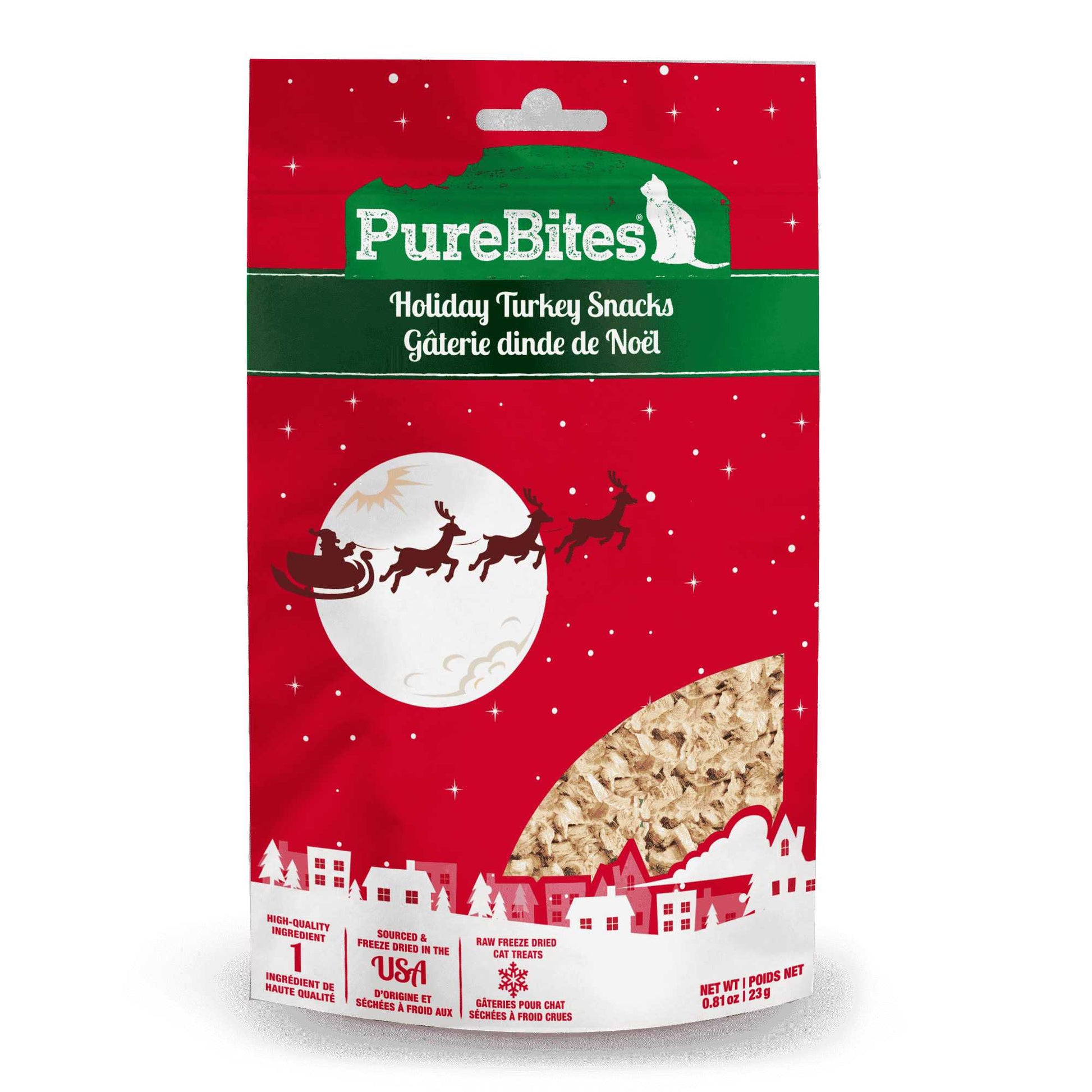PureBites Holiday Turkey Cat Treats .81 oz Pure Treats