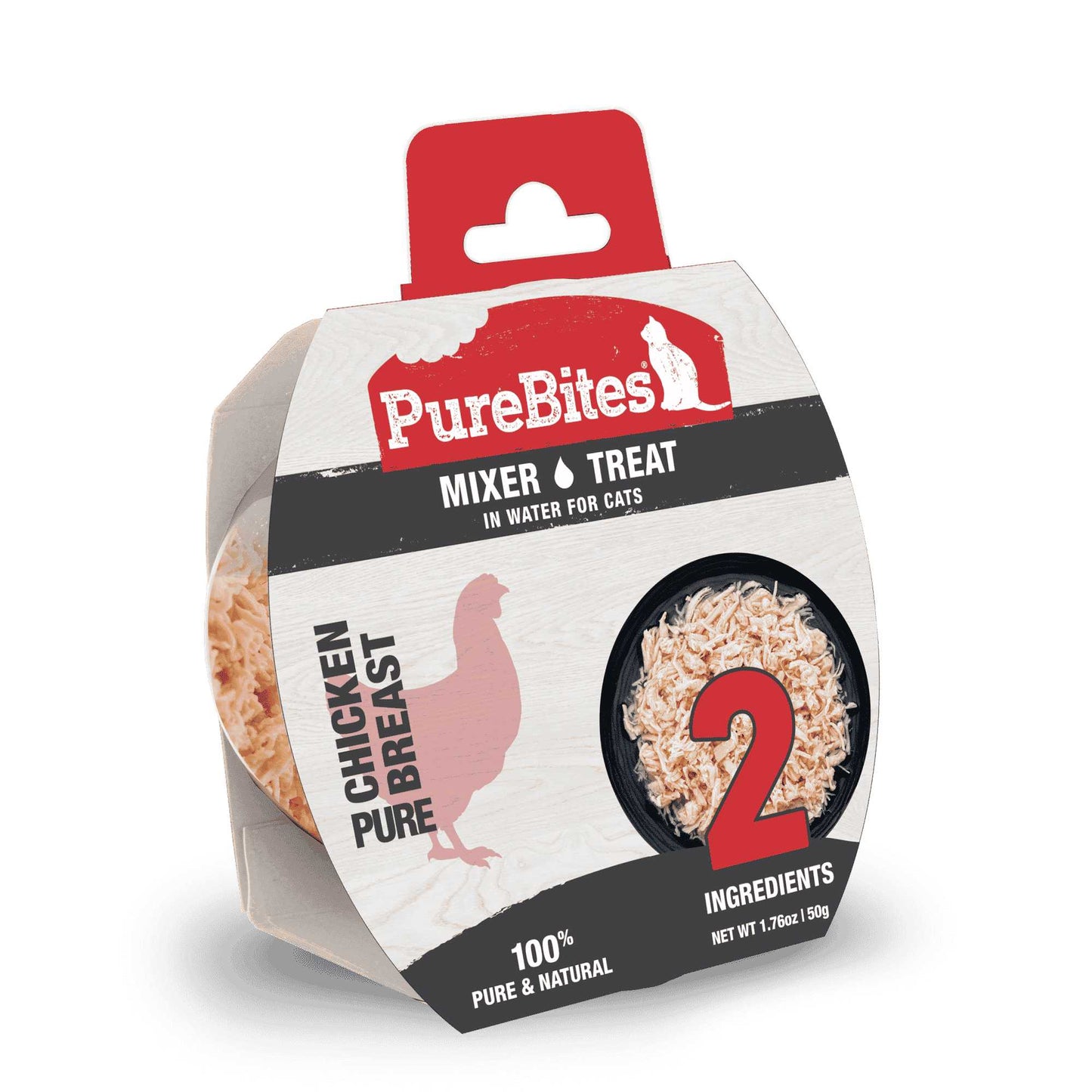 PureBites Mixers Chicken Breast in Water Cat Food  12 / 1.76 oz Pure Treats