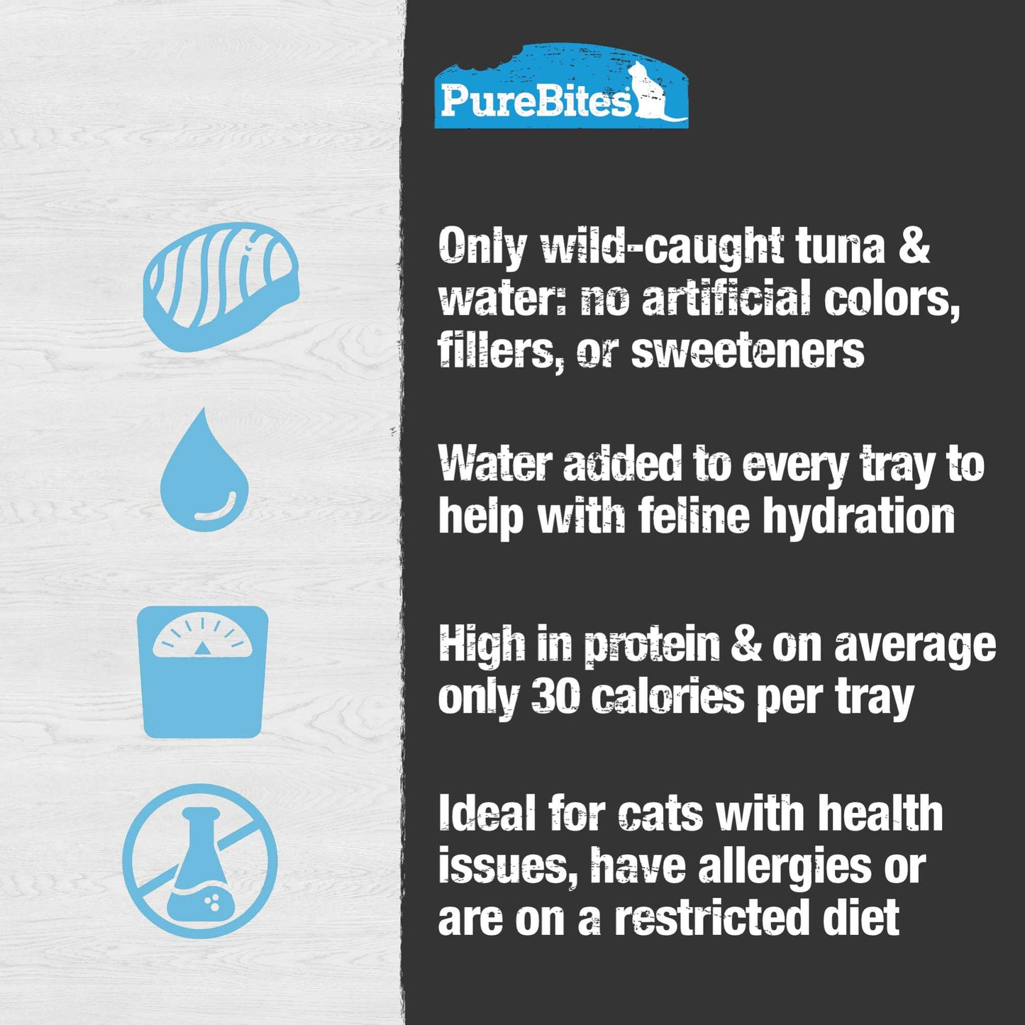 PureBites Mixers Wild Skipjack Tuna in Water Cat Food 12 / 1.76 oz Pure Cravings