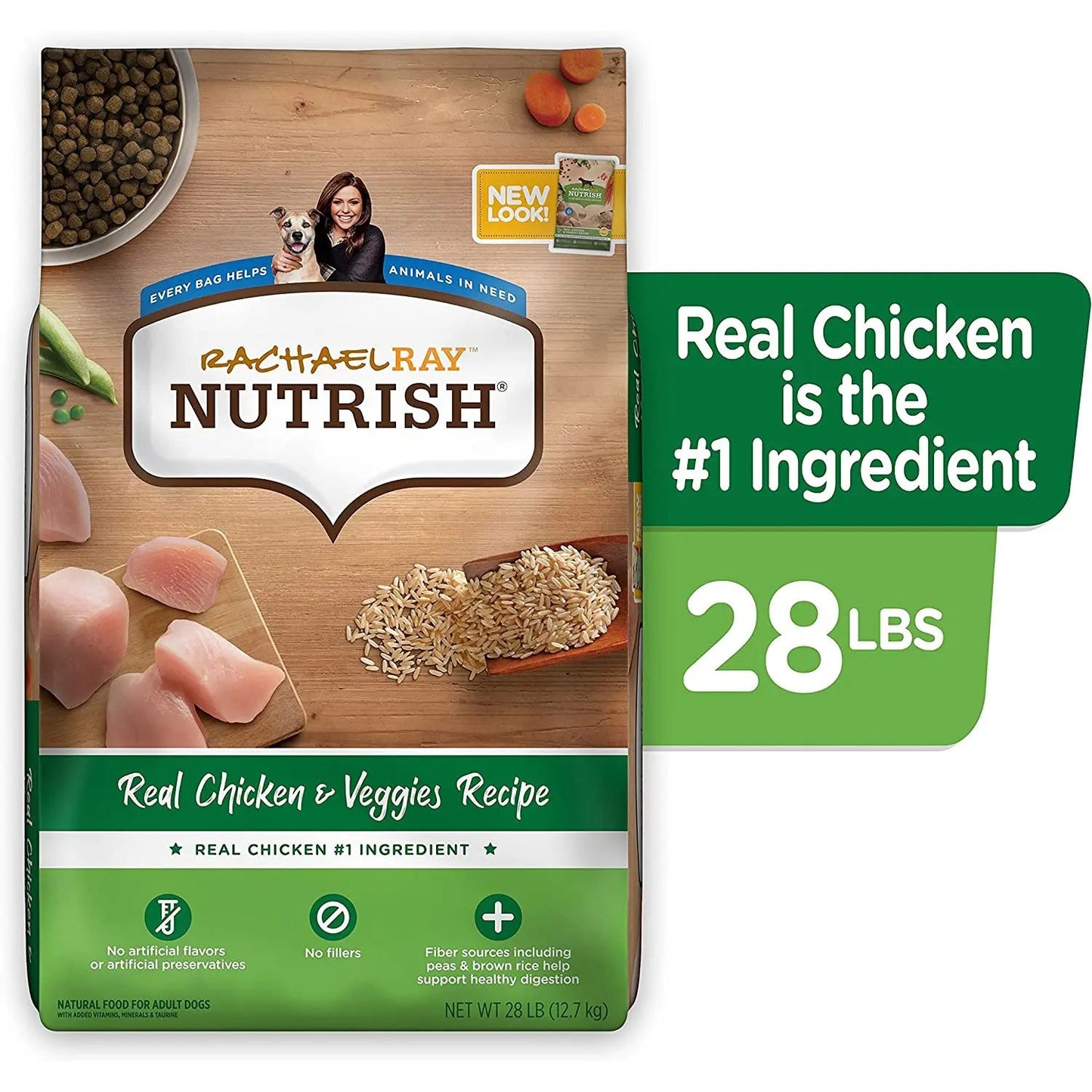 Rachael Ray NUTRISH Chicken And Vegetable Dry Dog Food Rachael Ray NUTRISH